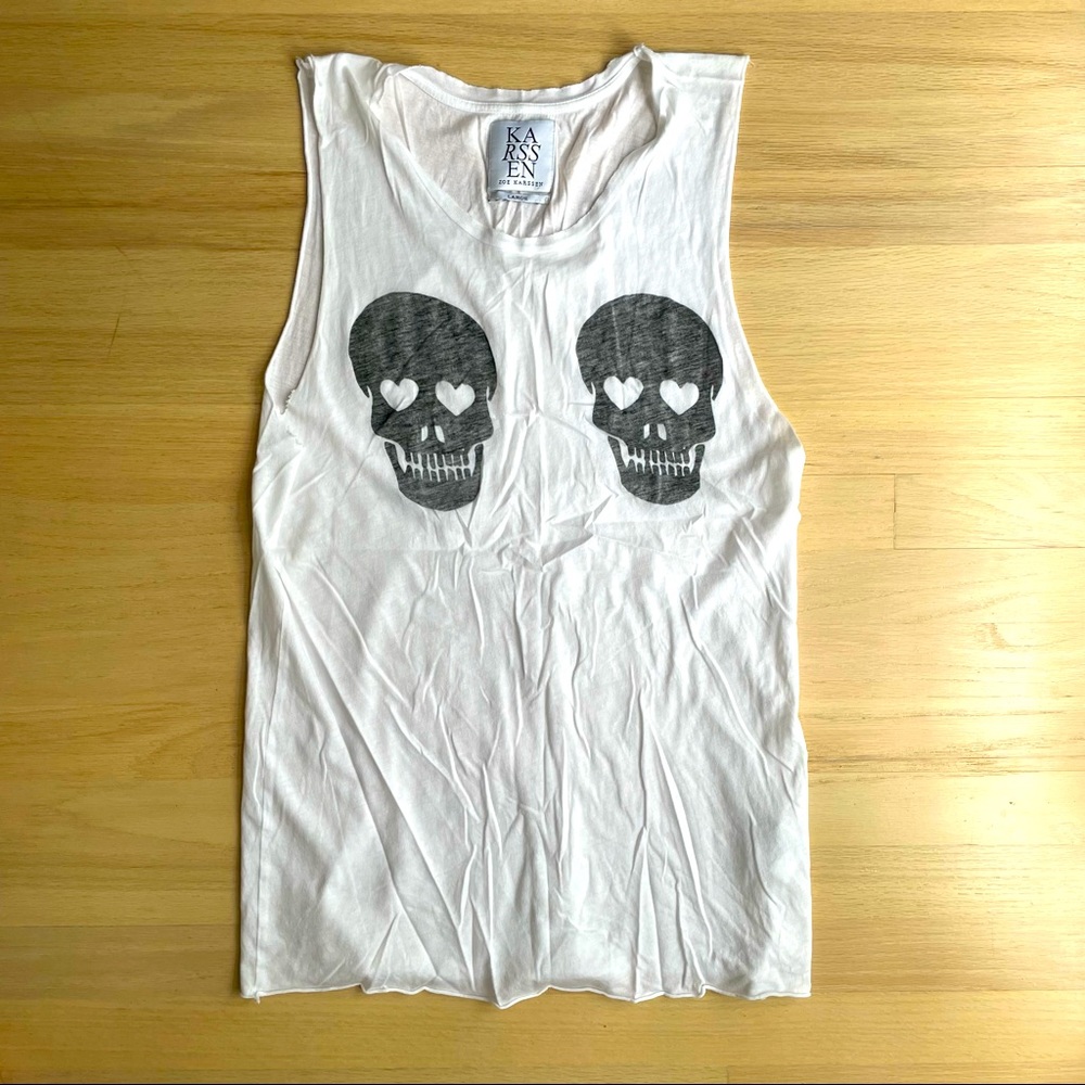 Zoe Karssen skull muscle shirt